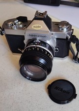📸Vintage Nikon Nikkormat FT2 35mm Film Camera + Extra Lens + Original WOW👍 picture