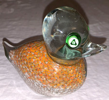 Great Vintage  Murano  Art Glass  Duck Figurine picture