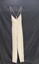 Marciano Women's Kristina Jumpsuit Vienna Beige Strappy Cutout NWT Sz 4 picture