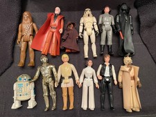 Star Wars 1977 Vintage First 12 Original Kenner Action Figure Lot Luke Han READ picture