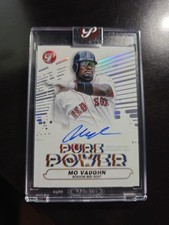 2022 Topps Pristine - Pure Power Autographs Mo Vaughn #PPA-MV (AU) picture