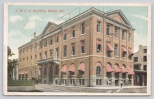 YMCA Building Mobile Alabama c1915 Divided Back Vintage Postcard picture