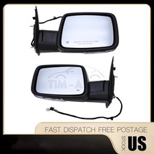 Mirrors For 2013-2018 Dodge Ram 1500 2500 Power Heated Turn Signal Puddle Light picture