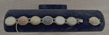 Antiq Bracelet Stone Cameo 800 or 925 Silver Victorian Lava RARE 7 Days Chariots picture