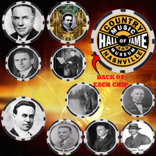 VERNON DALHART - COUNTRY MUSIC HALL OF FAMER - COLLECTABLE COIN SET (10) picture