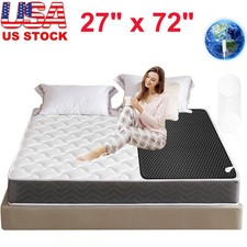 Therapy EMF Grounding Mats Conductive Carbon Leatherette Pad for Better Sleep US picture