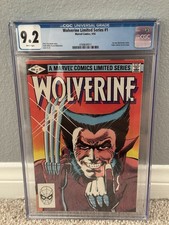 Wolverine Limited Series #1 • CGC 9.2 • Frank Miller  • White Pages • 1982 picture