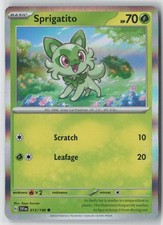 Sprigatito (Mirage Holo) 013/198 NM picture