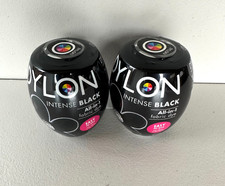 DYLON Fabric Machine Dye Pod Intense Black 350g for Natural Fibers - LOT OF TWO picture