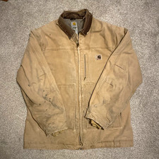 Vintage 2005 Carhartt C61 CML Sandstone Ridge Coat – Camel (XL Tall) picture