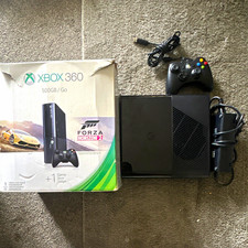 Microsoft Xbox 360 E Black Console 500GB HDMI Wi-Fi NTSC-U/C 1080p w/ Box picture