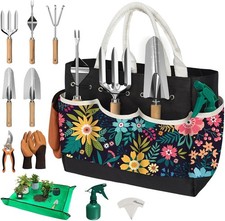 22Pcs Gardening Tools Set for Women Heavy Duty Garden Hand Tool Kit Garden Gifts picture