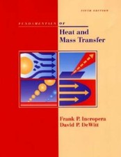 Fundamentals of Heat and Mass Transfer, 5th Edition - Hardcover - GOOD picture