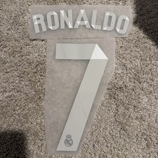 2014/2015 Real Madrid Away Ronaldo 7 Player size Nameset Number picture