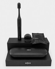 MODE Electric Toothbrush Black Rechargeable Travel Case w/ Replacement Heads picture