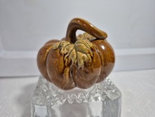 Decorative Ceramic Pumpkin Fall Harvest Thanksgiving Halloween Autumn Table picture