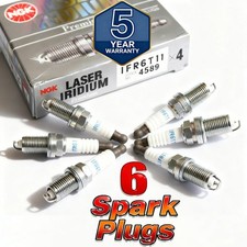 6x 4589 NGK Laser Iridium Spark Plugs IFR6T11 New For Pontiac Lexus GX47 Scion picture