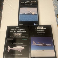Lot of (3) IHS Jane’s Weapons Military Reference Books Ex-library  picture