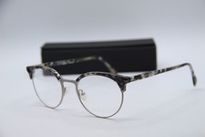 NEW ANDY WOLF WHITE 4589 COL. D BROWN GOLD AUTHENTIC EYEGLASSES W/CASE 51-21 picture