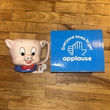 Vintage Porky Pig 1989 Mug Applause Warner Brothers New With Tags picture