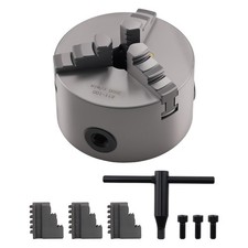 100mm 3 Jaw Lathe Chuck Self Centering for K11-100 0.05mm w/ Internal External picture