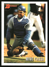 1993 Bowman #646 Mike Piazza HOF Rookie RC Los Angeles Dodgers 90s Baseball QTY+ picture