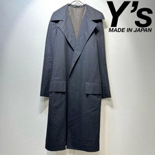 Vintage 90's Y's Yohji Yamamoto Buttonless design gown Chester long coat 1 picture