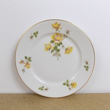 6 Rosenthal Charlene Bread & Butter Plates Aida Yellow Rose 6 1/8
