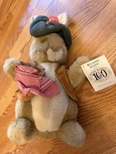 Vtg Eden World Of Peter Rabbit Benjamin Bunny Plush Beatrix Potter 13” W Tags picture