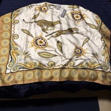 Chico’s Women’s Small NWT Leopard Floral Paisley Print Blouse Top picture