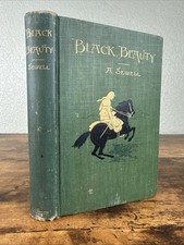 1890 BLACK BEAUTY BY ANNA SEWELL~EARLY AMERICAN EDITION~ILLUSTRATED CLASSIC picture