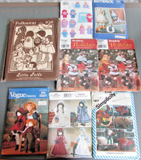 Big Bundle Variety of Sewing Patterns Dolls Various Brands. picture