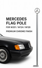 Mercedes-Benz Chrome Parking Pole - Flag Pole - Park Bar Parkingpole - Flagpole picture