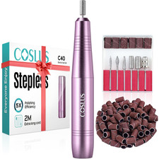 COSLUS C40 Electric Nail Drill Professional, Precise Dial Speed Control picture