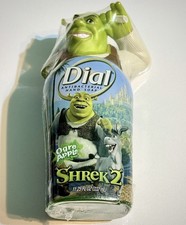 Vintage 2004 Dial Shrek 2 Ogre Apple Antibacterial Hand Soap 11.25oz Sealed picture