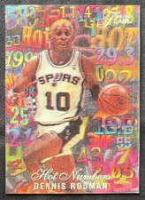 1995-96 Flair - Hot Numbers Dennis Rodman #13 picture