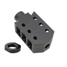 V Innovations 1/2x28 Upgraded Tanker Muzzle Brake 5.56 .223 .22lr Compensator picture