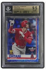 2019 Topps Opening Day Shohei Ohtani Purple Foil #100 RC Rookie Cup BGS 9.5 SP picture