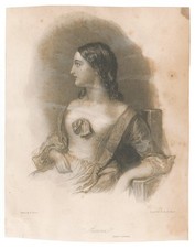 Antique Steel Engraving - Aurora - Circa 1830s picture