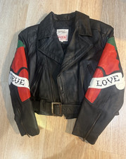 Michael hoban true love leather jacket, where am I, extremely rare north beach  picture