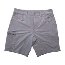 Simms Mens Size 34 Superlight Fishing Shorts RN 103631 Medium Gray Pristine picture