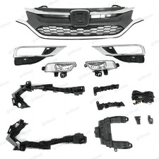 For CR-V 2015-2016 11PCS Chrome Grille, Fog Lights & Headlight Bracket Assembly picture
