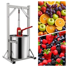 5.8Gal Fruit Wine Press, Manual Stainless Steel Cider Press with Hydraulic Jack picture