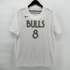 Nike NBA Chicago Bulls Zach LaVine #8 Mens XXL White Player T Shirt Basketball picture
