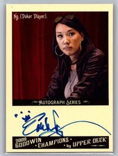 EVELYN NG 2009 Upper Deck Goodwin Champions  Autographs ~ Poker AUTO picture