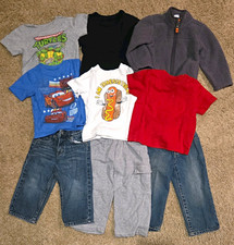 Carter's Levi's Boys 9pc Clothing Lot 18-24M Tees Jeans Pants Fleece Jacket picture