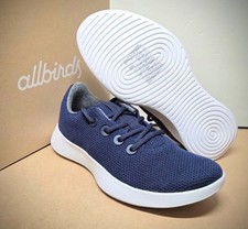 New Allbirds Women's 10.5 Tree Runner NZ Sneakers - Navy blue, Wool Lining picture