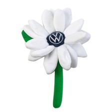 Volkswagen VW DriverGear White Daisy Flower Plush picture