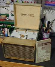 1958 SILVERTONE Model 232 DUAL SPEED Reel 2 Reel TAPE RECORDER Fully Functional picture