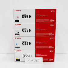 Genuine Canon 055H Toner Set 4 Pack CMYK High Capacity MF741Cdw MF743Cdw Sealed picture